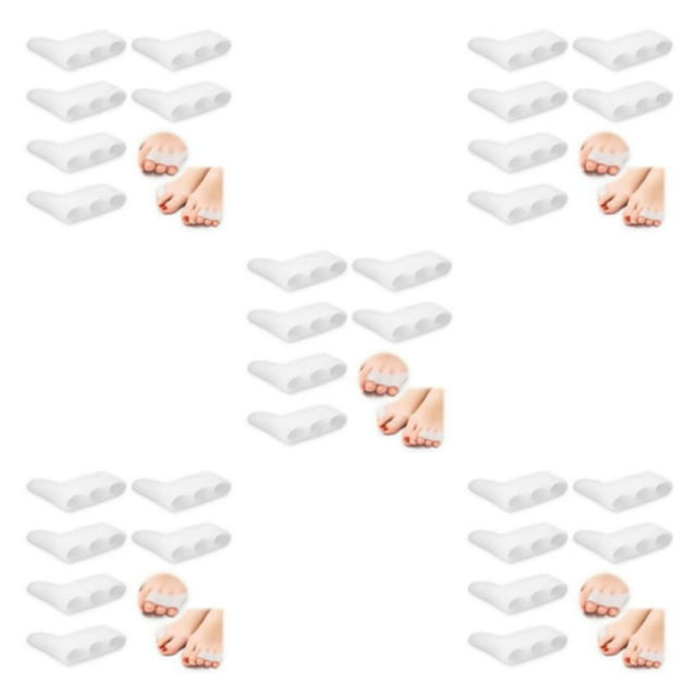 Guardoinrt 6x Transparent Color Improve Foot Health With Toe Straightener Corrector Easy And Effective 5Set
