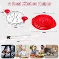 thumbnail image 2 of Chicken Shredder Tool Twist Large - 10'' Pro Meat Shredders for Chicken Breast,Visible Kitchen Gadgets Grinder Machine with Brush,Strong Anti-Slip Strip,Ergonomic Handle,BPA Free (Red), 2 of 7