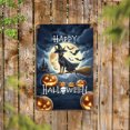 thumbnail image 2 of Happy Halloween Doberman Pinscher Witch Pumpkins Bats Vertical Metal Aluminum Sign Doberman Dog Lover Gifts Wall Art Home Decor - 13012, 2 of 5