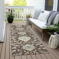 thumbnail image 6 of Addison Rugs Chantille Indoor/Outdoor Transitional Geometric, Abstract Brown Washable Runner Rug, 2'3" x 7'6", 6 of 6