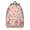 Princess and Strawberry, variant on Princess and Castle Purple Pattern Backpack for School, Cute School Bag with Adjustable Shoulder Straps and Padded Back, 15.7"x11.8"x5.5"