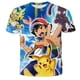 thumbnail image 1 of Camiseta de Pikachu con estampado 3D de Pokémon para niño y niña, camisa informal de moda, ropa de dibujos animados de 3 a 14 años qym unisex, 1 of 2