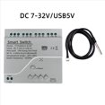 thumbnail image 2 of Interruptor Inteligente Tuya WiFi de 4 Canales con Sensor de Temperatura y Humedad, Interruptor de Contacto Seco Pasivo para A, 2 of 5