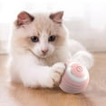 thumbnail image 3 of Juguete interactivo inteligente para gatos Clinaoy sin BPA, juguete para gatos automatizado recargable por USB con luz de colores, juguete para gatitos con forma de bola, 3 of 8