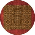 thumbnail image 1 of Ahgly Company Indoor Round Persian Orange Traditional Area Rugs, 8' Round, 1 of 1