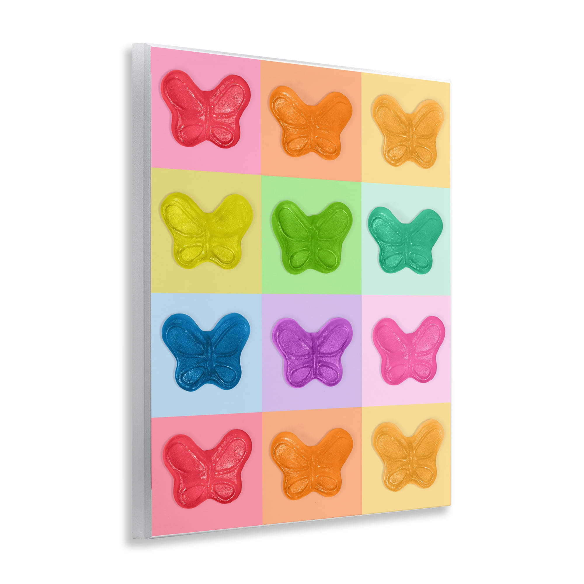 Stupell Industries Colorful Butterflies Candy Wall Plaque Art, design by LISH Creative