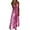 Rose Red, variant on Womens Summer Boho Sleeveless Gradient Color Dress Ladies Casual Long Maxi Dresses Sexy V Neck Beach Holiday Party Cocktail Swing Dress Sundress S-5XL