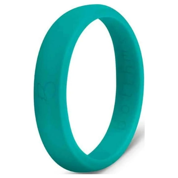 botthms Teal Ladies Active Silicone Ring
