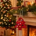 thumbnail image 5 of Fufafayo Christmas Tree Drawstring Bag Ornaments Hanging Decorations Window Party Decor Cute Tree Shaped Gift Bag for Indoor Outdoor Xmas Holiday Party Atmosphere Decor, 5 of 7