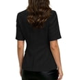 thumbnail image 6 of Plus Size Blazers for Women Business Casual Fall Clothes Lightweight Fabric Long Sleeve Open Front Suit Jackets With Pockets Fashion Work Jacket, 6 of 7
