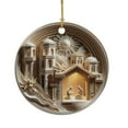 thumbnail image 1 of 2024 Christmas Stereoscopic Vision Birth Blessing Pendant 3 D Effect Birth Acrylic Car Hanging Ornaments, 1 of 6