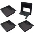 thumbnail image 1 of Cubierta de cable cuadrada de 80 x 80 mm para empotrar en la mesa de la oficina Organizador de cables para muebles Cubierta de cable de paso de cable de aluminio anodizado negro Juego de 4, Negro ShuxiuWang 8390611168629, 1 of 1