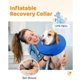 thumbnail image 2 of Miaocao Supet Inflatable Dog Cone Collar Alternative After Surgery, Doggie Neck Donut Collar Recovery ECollar for Post Surgery, Soft Dog Cone for Small Medium Puppies Cats, 2 of 7