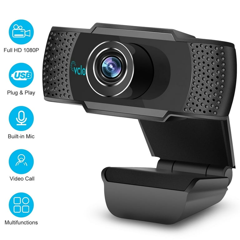 1080P HD Webcam with Microphone, Webcam for Gaming Conferencing, Laptop or Desktop Webcam, USB Computer Camera for Mac Xbox YouTube Skype OBS, Fast - Walmart.com