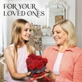 thumbnail image 5 of GLAMOUR BOUTIQUE 7-Piece Forever Flowers Heart Shape Box - Preserved Roses, Immortal Roses That Last A Year - Eternal Rose Preserved Flowers for Delivery Prime Mothers Day & Valentines Day - Red, 5 of 9