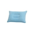 thumbnail image 2 of Inflatable Pillow, Staron 2026 Plush Rectangular Napping Camping Cushion, Portable PVC Travel Pillow with Center Concave Design for Neck Support, Blue, 2 of 7
