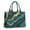 Teal Gold Marble, variant on Large Capacity Tote Bag,Teal Gold Marble Pattern Handbag Fashion Luxury Tote Bag,15.7"x13"x 5.1" Inches,Laptop Compatible
