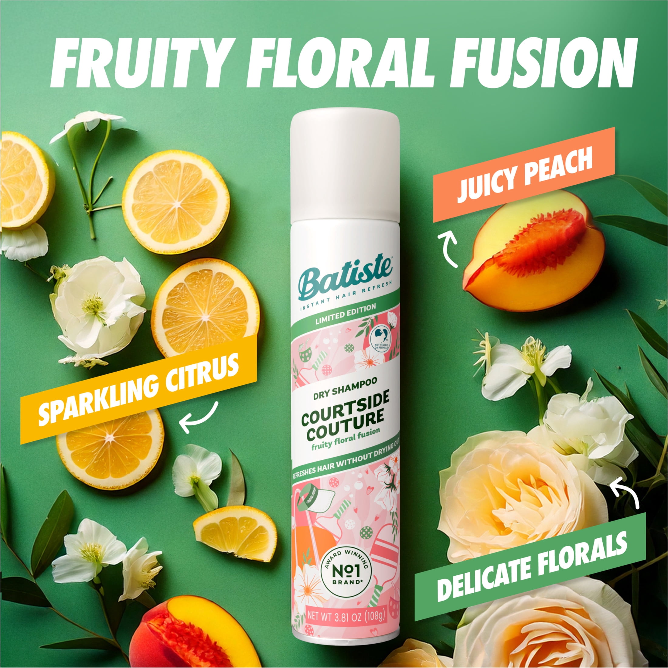 Batiste™ Courtside Couture Limited Edition Dry Shampoo, Absorbs Oil & Grease