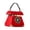 Red, variant on EHJRE Dial Telephone Crossbody Bag Shoulder Bag Phone Bag Retro Trendy Purse Brown