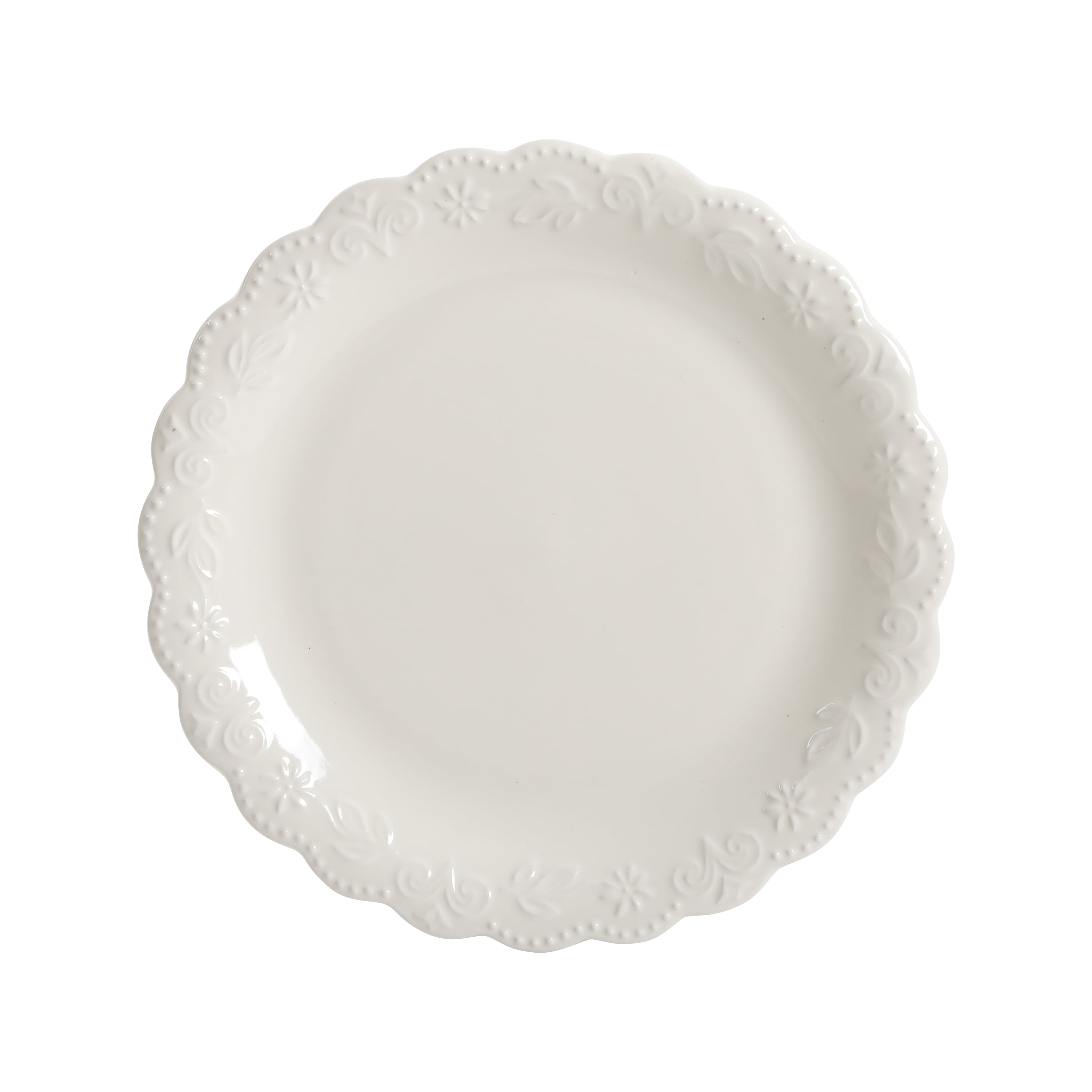 The Pioneer Woman Toni 12-Piece Plates & Bowls Dinnerware Set, Linen