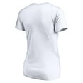 thumbnail image 3 of Women's White NASCAR Classic America's Sport V-Neck T-Shirt, 3 of 3