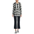 thumbnail image 2 of Time and Tru Women’s Maternity Woven Popover Top, 2 of 6