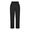 thumbnail image 5 of zbxnLI Women's Plus Size Sweatpants Lightweight Wide Leg Lounge Pants Elastic Waist Open Bottom Joggers, 5 of 7