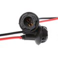thumbnail image 3 of 2Pcs Car Lamp Bulb Socket Holder Base T10 Connector Lamp Cable Wire for Car Truck Easy to Install, 3 of 4