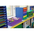 Classroom Keepers Mailbox, 30Slot, Blue, 21"H x 31.625"W x 12.75"D