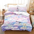 thumbnail image 3 of Sanrio Cartoon Style Digital Printing HelloKitt Pudding Dog Quilt Cover Bedding Three-piece Set Two-dimensional Home Furnishing, 3 of 6