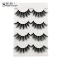 thumbnail image 4 of Anself SHIDISHANGPIN 4 pares de pestañas falsas 3D pestañas falsas para maquillaje de ojos Abanopi Pestañas postizas, 4 of 5