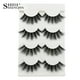 thumbnail image 4 of SHIDISHANGPIN 4 pares Pestajas falsas 3D Pistajas falsas para maquillaje ocular pestañas largas Bestauty Pestañas postizas, 4 of 7