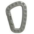 thumbnail image 1 of 4Uds. Paquete De 6 Anillos De Gancho De Plástico En D Para Acampar, Pescar, Recreación Al Aire Libre, Verde Militar, 1 of 3