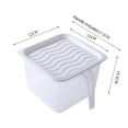 thumbnail image 3 of YAOMOBB Refrigerator Storage Container Clear Stackable Storage Box with Lid Handle for Large Capacity Dishwasher Safe Fruits Vegetables Food Organizer, 3 of 7