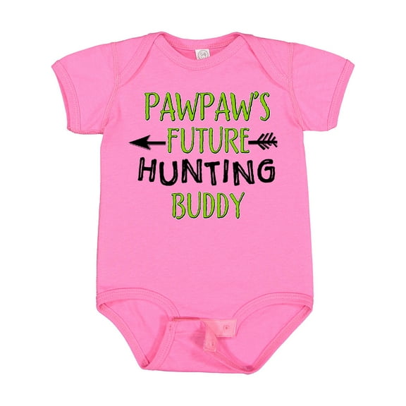 Inktastic Pawpaws Future Hunting Buddy Boys or Girls Baby Bodysuit