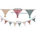 thumbnail image 3 of Fabric Bunting, Bunting Banner,10 Triangle Pennant Flags, Double Sided Bunting Garland Decorations for Home,Baby Shower Party Wedding, 3 of 7