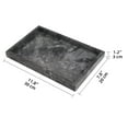 thumbnail image 3 of Bandeja de tocador HESHIBI de mármol natural, 30 x 20 x 3 cm, color negro, 3 of 5