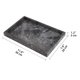 thumbnail image 3 of Bandeja de tocador HESHIBI de mármol natural, 30 x 20 x 3 cm, color negro, 3 of 5