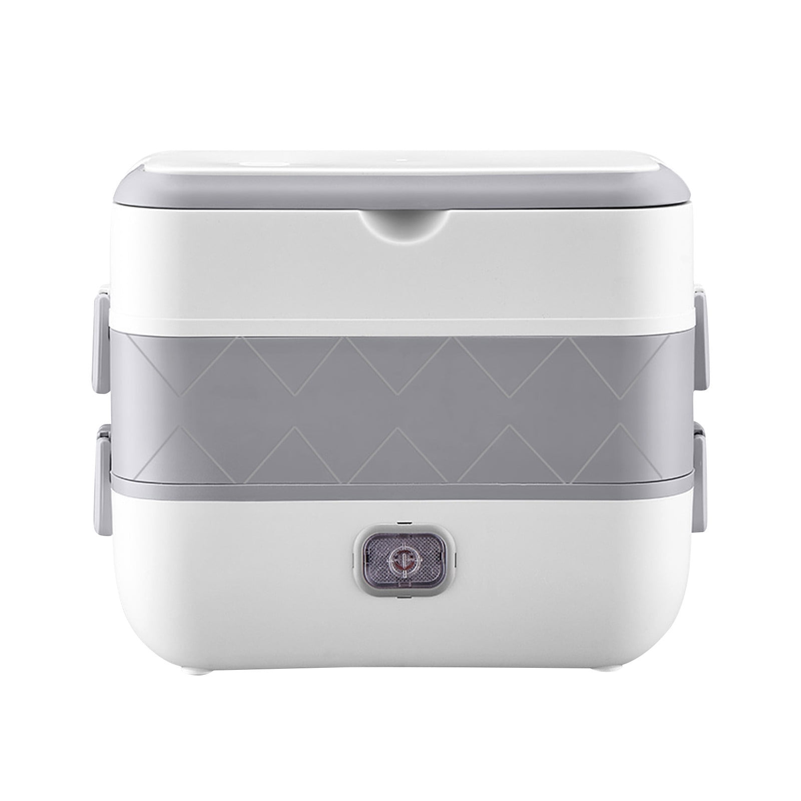Self Heating Lunch Box Cordless, Cordless Lunch Box with 1L, 158°F Heat, 16000mAh echargeable Battery Powered Food Warmer for Work, Self Heating for Office, Car, and Outdoor Use(Gray)