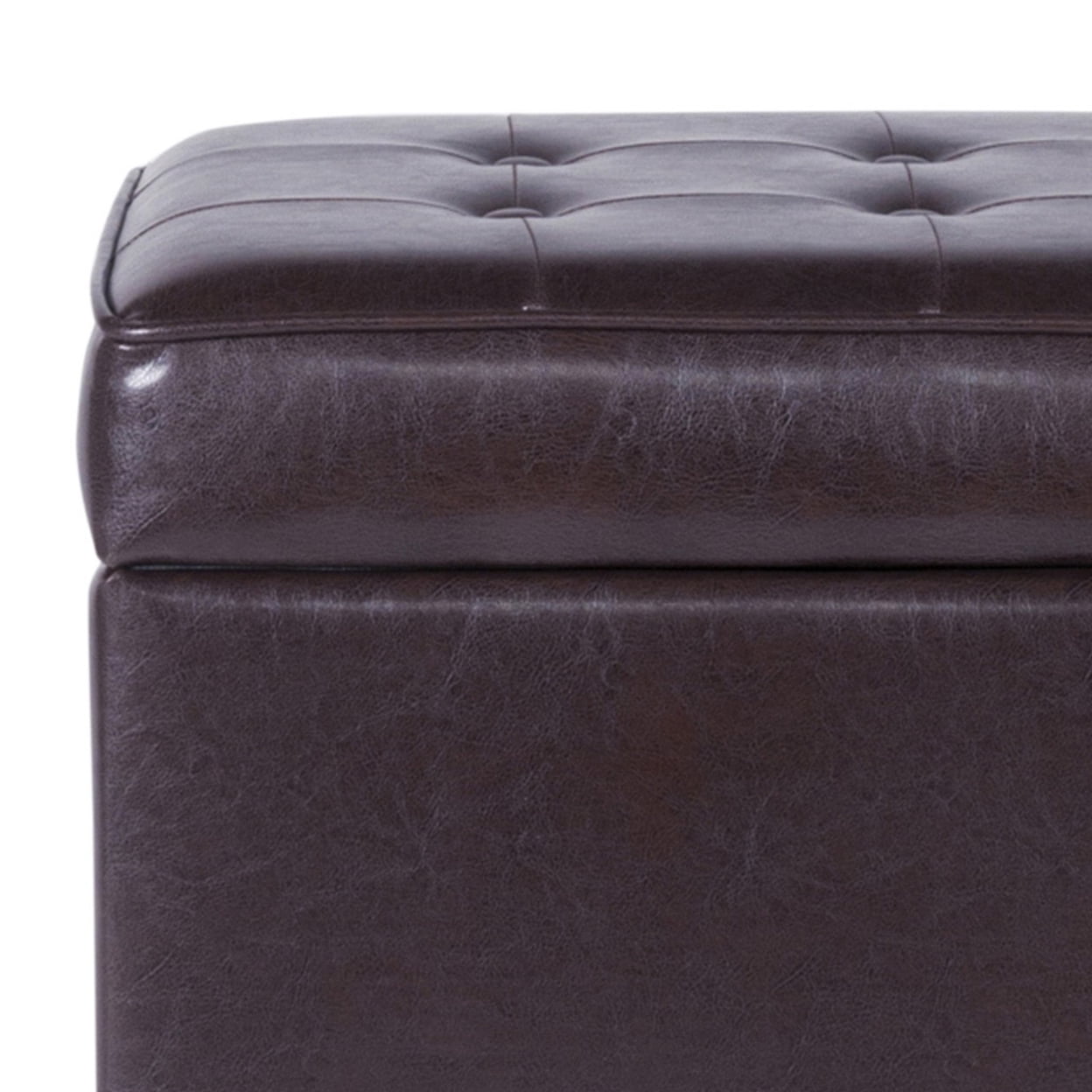Kinfine Square Tufted Storage Ottoman