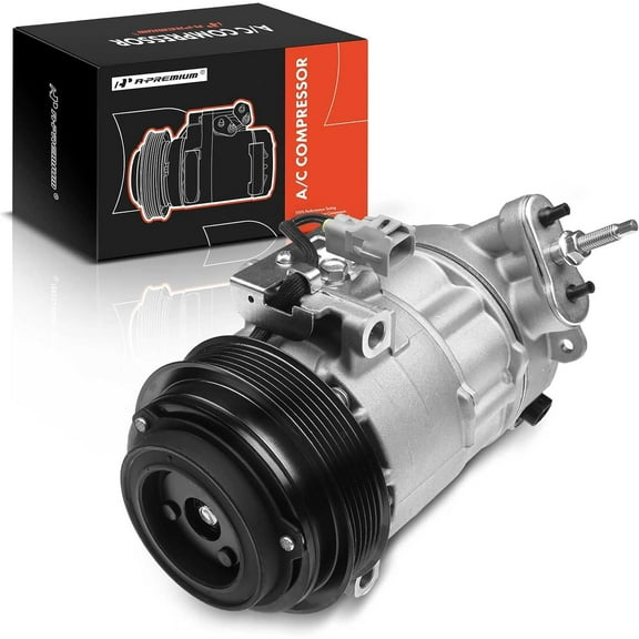 A-Premium AC Compressor with Clutch Compatible with Dodge Dart 2013-2016 L4 1.4L 2.0L 2.4L