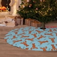thumbnail image 5 of KLL 36" Christmas Tree Skirt Funny Lobsters Xmas Tree Skirts Mat for New Year Xmas Holiday Party Indoor Outdoor Home Decoration, 5 of 5