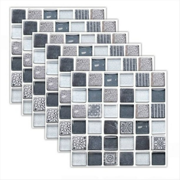 Azulejos Autoadhesivos de Mármol para Pared: Pegatinas Impermeables para Salpicaderos de Cocina, Baños y Salas de Estar. Fáciles de Instalar B