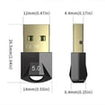 thumbnail image 2 of Adaptador Bluetooth 5.0 Dongle USB Dongle USB Bluetooth Transmisor Bluetooth para PC, 2 of 6