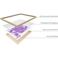 thumbnail image 2 of HAUS AND HUES Purple Wall Decor Queen Poster - Purple Wall Art Queen of Hearts Aesthetic Posters for Bedroom Aesthetic Posters for Room Cute Posters Aesthetic (Beige Framed, 12x16), 2 of 6
