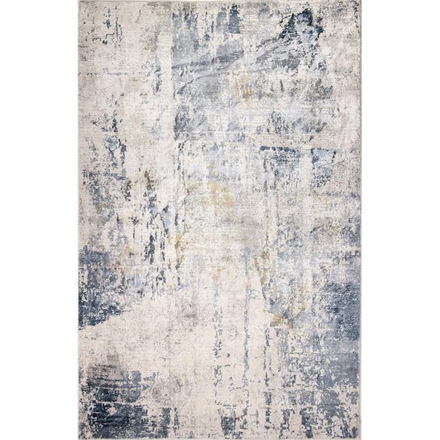Bashian C188-MULTI-5X7.6-CP106 5 ft. x 7 ft. 6 in. Capri Collection Contemporary Polyester Power Loom Area Rug, Multicolor