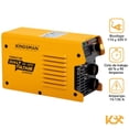 thumbnail image 2 of Soldadora Inverter 110V/220V Careta Soldar y Juego Escuadras Kingsman KINGS140, KINGMSK50, 300584, 2 of 10
