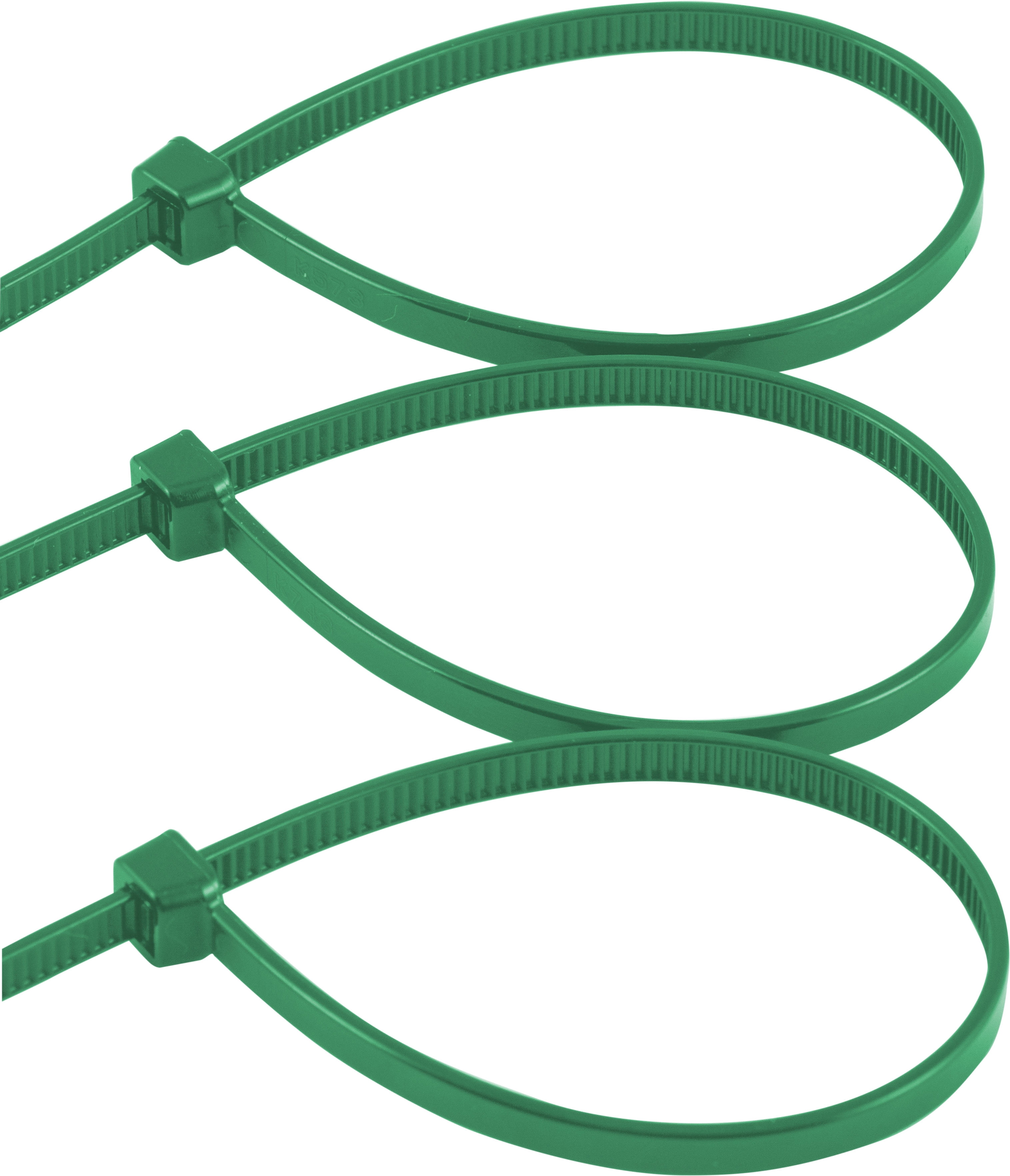 Hyper Tough 8in. Green Zip Ties 100 Pack, 75lb. Tensile Strength, Nylon Mount Cable Ties, Resealable Bag, 38103