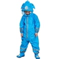 thumbnail image 1 of Impermeable con capucha y pantalón para niños, diseño ergonómico y cómodo, ideal para días lluviosos. Disponible en azul, talla M. ¡Mantén a tus pequeños secos y protegidos!, 1 of 7