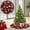 Red, variant on Mecorevxz 75cm Christmas Plaid Tree Skirt Christmas Tree Skirt with Snowflake Patterns Suitable for Xmas Tree